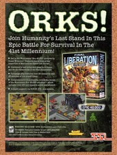 1996 Final Liberation Warhammer Epic 40000 PC Original Advert / Retro Promo v1 picture
