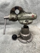 Vintage 1953 WILTON 820 BABY BULLET VISE 2'' & Wilton Powr Jr Swivel Base-Orig picture