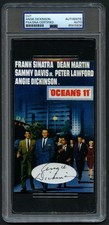 Angie Dickinson signed autograph Actress Oceans 11 Custom Cut PSA Slabbed picture