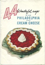 Vintage 1930s Philadelphia Cream Cheese Recipe Booklet | Kraft Test Kitchen picture