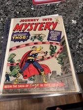 Journey Into Mystery #83 1966 Golden Record Variant COMPLETE DETACHED CENTER🔥🔥 picture