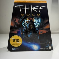 THIEF GOLD TRAPEZOID BOX COLLECTORS EDITION PC EIDOS 1998 Partial Factory Seal picture
