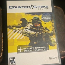 Counter Strike: Source (PC CD-ROM Game, 2005) 4 Disc Set Complete CIB picture