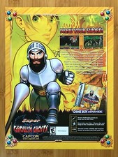 Super Ghouls N' Ghosts GBA 2002 Vintage Print Ad/Poster Official Art Goblins NES picture