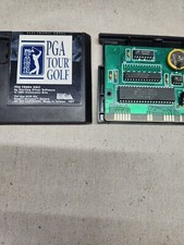PGA Tour Golf NEW BATTERY TESTED SAVES (Sega Genesis, 1991) Check out my games picture