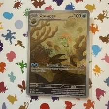 Omanyte 180/165 Illustration Rare Holo Near Mint Condition Pokemon 151 picture