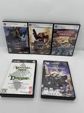 Lot of 5 PC DVD Games Warhammer 40K Dawn of War Soulstorm Chaos Neverwinter Nigh picture