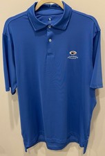 Bandon Dunes Golf Resort - Fairway & Greene Golf Shirt - Men's Size Large - Blue picture