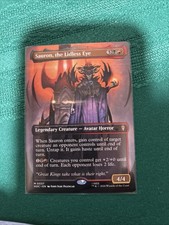 MTG- The Hobbit Borderless Sauron, The Lidless Eye Card no. M 0037 picture