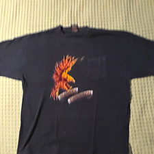 Vintage 90s/Y2K Harley Davidson High Country Eagle Tee Black R.K. Stratman XL picture