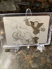 2024 Upper Deck Marvel Allegiance Secret Wars Colossus Printing Plate Yellow 1/1 picture