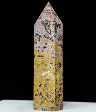 Ocean Jasper Tower Orb OJ Crystal Large Big Tall Gemstone Point Wand Reiki picture