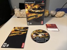 Driv3r (Sony PlayStation 2) Tested. CIB W/Atari Stickers. Lt Scratches On Disc. picture