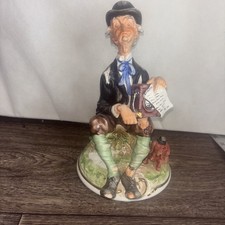 Giuseppe Cappe Capidimonte Italian Old Organ Grinder Vintage Porcelain Figurine￼ picture