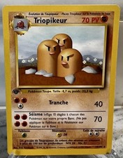 Pokémon 1st Edition French Dugtrio (Triopikeur) 19/102 Wizards NM-MINT picture