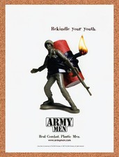 1998 Army Men PS1 Original Advertisement / Retro Promo v1 picture