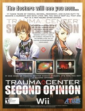 2006 Trauma Center Second Opinion Wii Print Ad/Poster Official Promo Art  picture