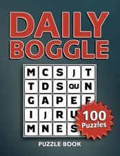 Daily Boggle Puzzle Book: 100 puzzles, Every puzzle challenge shows you how many picture