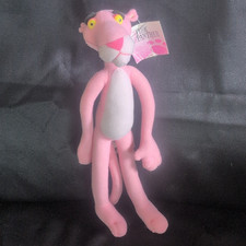 Nanco Pink Panther Plush Stuffed Animal w/ Label Tag, Polyester, 2005 CRC12984 picture