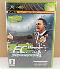 NEW FC Manager 2006 La Passion Du Foot Xbox PAL French Edition Rare Codemasters picture