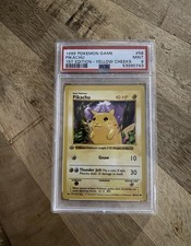 1999 POKEMON BASE SET SHADOWLESS PIKACHU 1ST EDITION - YELLOW CHEEKS #58 PSA 9 picture
