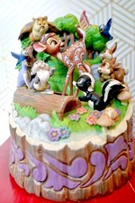 Jim Shore Disney Traditions Bambi Forest Friends Carved by Heart 6010086 NEW picture