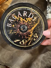 BACARDI & COMPANY LTD 1873 RUM LOGO PROMO ADVERTISING SIGN COMPASS COASTER 1980 picture