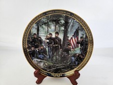Chamberlain Collectors Plate By John Paul Strain The Gallant Men Of Civil War picture