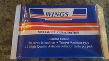 Wings Collectible Trading Cards Printed for the 1991 EAA Oshkosh Fly in. Rare picture