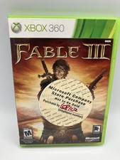 Fable III (Xbox 360, 2010) CIB - Rare Microsoft Company Store Copy- GOOD Disc picture