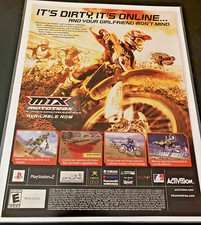 MTX Mototrax Motocross by Activision - Vintage Gaming Print Ad / Wall Art - MINT picture