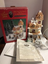 Bert The Policeman’s House In Bedford Falls In Box with COA and Light picture