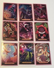 Hazbin Hotel S2 Second Edition 2 & 3 Star Pink Foil Card Lot of 9 Rare Uncommon picture