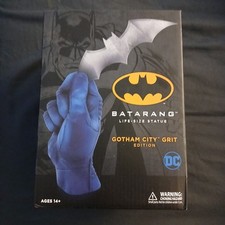 DC CRYPTOZOIC ENTERTAINMENT Batman Batarang Statue Gotham Grit New Sealed - NIB picture