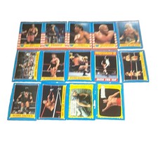 Topps 1987 WWF Trading Card Lot Of 14 Cards. picture