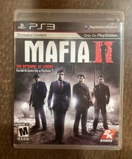 Mafia II (Sony PlayStation 3, 2010) PS3 2K Games Complete with Map Video Game picture
