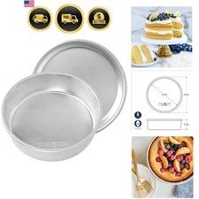 Naturals 8 Inch Round Cake Pan, 2 Pack picture