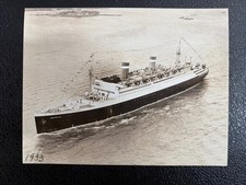 Vintage 1933 SS Washington Ocean Liner Photo US Lines Transatlantic Ship picture