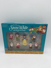 Vintage 1994 Disney Snow White & 7 Dwarfs Mattel Boxed Set Disneyland Paris picture