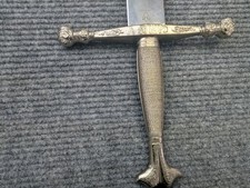 Vintage Toledo Spain Carlos V Medieval Broadsword Replica Sword Decorative 33