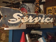 LARGE USED CARS PORCELAIN METAL SIGN 32
