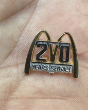 Vintage McDonald's 20 Years Service Sterling Silver Advertising Pin picture
