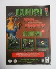 Incubation PC Turn Based Strategy Video Game 1998 Vintage Print Ad/Poster Art  picture