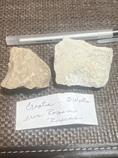Roman Ruins Stone, Lot Of 2 From Croatia, Three Wells, Ancient History picture