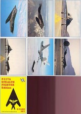 F-117A STEALTH FIGHTER EDITION 1990 TOP PILOT FACTORY BASE CARD SET OF 6 MS picture