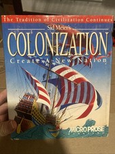 Sid Meier's Colonization Create A New Nation 1994 IBM CD-ROM PC - Big Box picture
