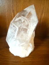Rare Clear Quartz Crystal Gemstone Jumbo Tabby Record Keeper Laser Specimen 777 picture