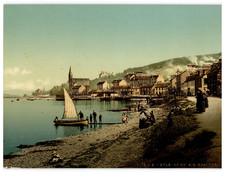 Scotland, Isle of Bute, The Kyles of Bute Vintage Photochrom Photochrom, Wine picture