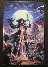 LADY GUNFIGHTER CONDEMNATION 1 VARIANT Brett Booth RARE Virgin Mock Up Coffin picture