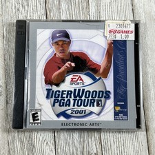 Tiger Woods PGA TOUR 2001 PC CD-ROM Video Game EA SPORTS ESRB E Complete Case picture